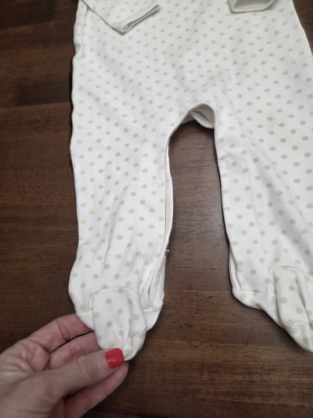 Magnolia Baby Cream Polka Dot One-Piece with Colorful Turkey Applique